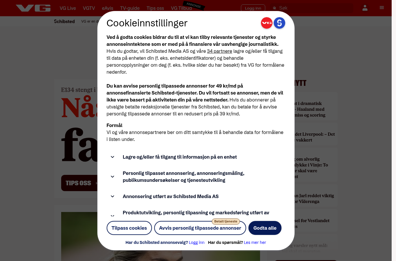 Skjermbilde: Første visning