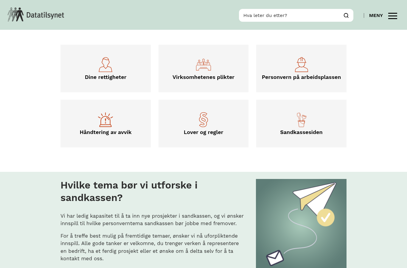 Skjermbilde: Første visning